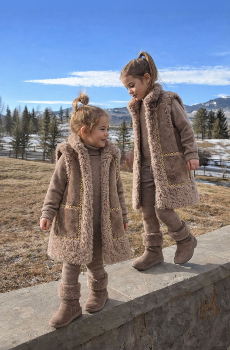 GIADA Vegan Shearling Vest