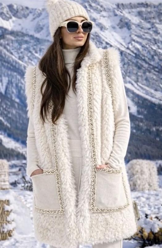 GIADA Vegan Shearling Vest